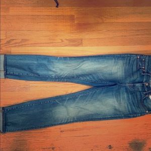 Size 28 Alley Straight Madewell Jeans